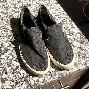 Vintage Coach  slip ons